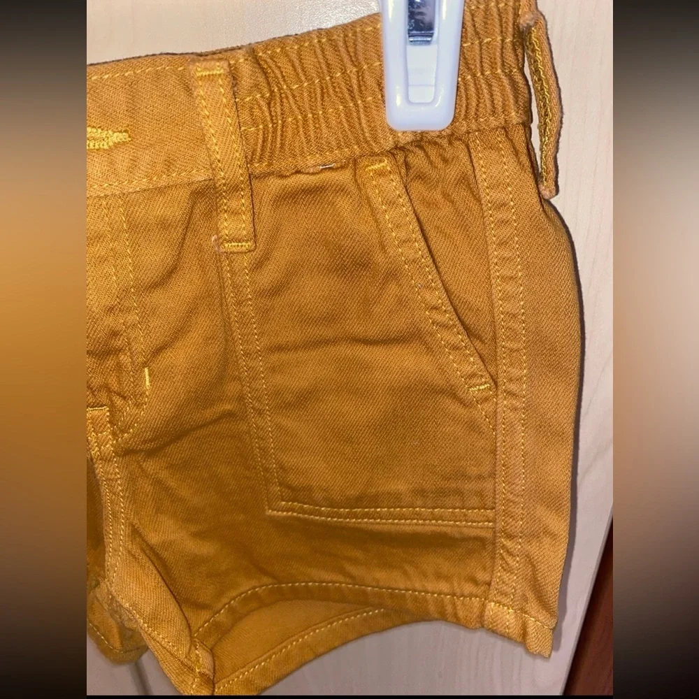 Old Navy Girls Utility Shorts Size 6 Mustard Yellow